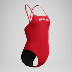 Women's Guard Turnback One Piece Red