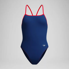 Women's Club Training Turnback One Piece Navy/Red