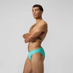 Men's Solid Beachstar Brief Blue