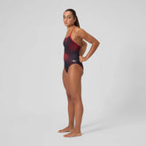 Women's Flow Flyback One Piece Black/Maroon