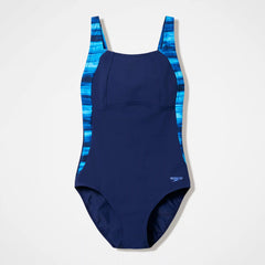 Women's Luna Lustre Printed One Piece Navy