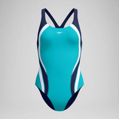 Women's Quantum Fusion Splice One Piece Blue/Navy