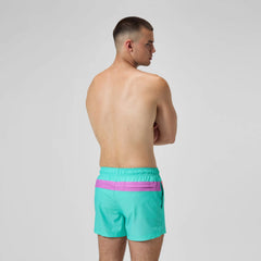 Men's Colorblock Redondo Edge Volley Swim Shorts Blue