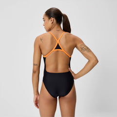 Women's Club Training Turnback One Piece Black/Orange