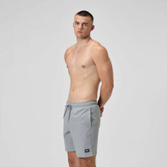 Men's Classic Solid Redondo Edge Volley Swim Trunks Gray