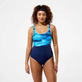 Women's Contour Eclipse Printed One Piece Navy/Blue