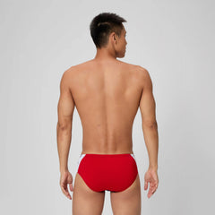 Men's Edge Splice Brief Navy/Red