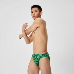 Men's Club Training Printed Brief Green