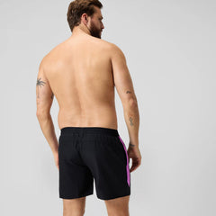 Men's HyperBoom Splice Swim Shorts Black/Pink