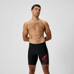 Men's Medley Logo Jammer Black/Red