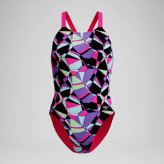 Women's Club Training Printed Leaderback One Piece Black/Pink