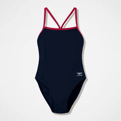 Women's Team EnduranceX V-Back 2.0 Swimsuit Black/Maroon