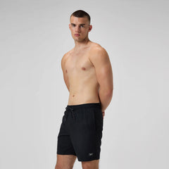 Men's Classic Solid Redondo Edge Volley Swim Trunks Black