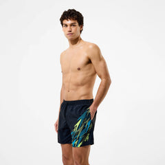 Men's Medley Logo Swim Shorts Black/Green