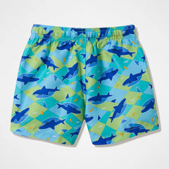 Infant Boys Swim Shorts Navy/White