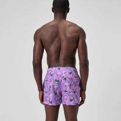 Men's Print Redondo Edge Volley Swim Trunks Pink