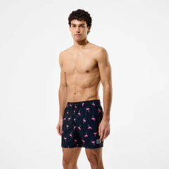 Men's Redondo Edge Printed Swim Shorts Black