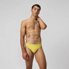 Men's Solid Beachstar Brief Yellow
