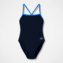 Women's Team EnduranceX V-Back 2.0 One Piece Black/Blue