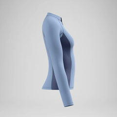 Women's Scuba Flex Long Sleeve Rashguard Gray/Blue