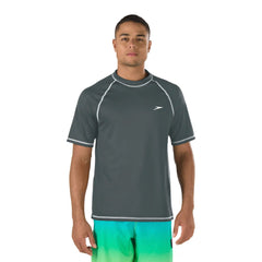 Easy Short Sleeve Swim Rashguard Grey