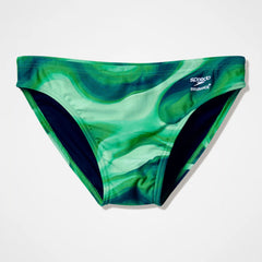 Men's Team Printed Brief Green