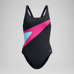 Women's Hyperboom Butterfly Back One Piece Black/Pink
