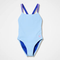Women's Club Training Comfort V-Back One Piece Blue