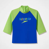 Infants Printed Long Sleeve Rashguard Blue/Green