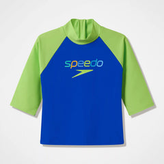 Infants Printed Long Sleeve Rashguard Blue/Green