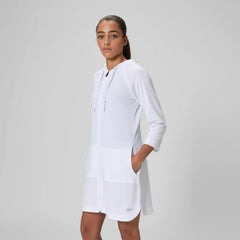 Women's Aquatic Fitness Robe White