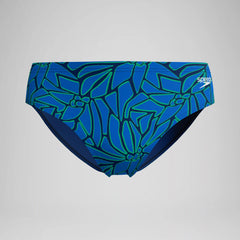Men's Club Training Printed Brief Blue/Green
