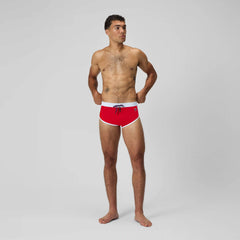 Men's Jetstream Retro Logo Brief Red