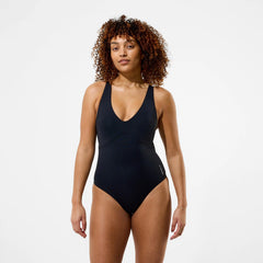 Women's Sculpture Butterfly Back Cheeky One Piece Black