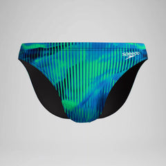 Men's Club Training Printed Brief Blue/Green