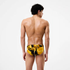 Men's Team Printed Brief Yellow