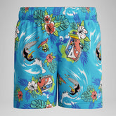 Infant Boys Learn to Swim Printed Swim Trunks Blue