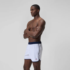 Men's Jetstream Logo Swim Shorts White/Navy