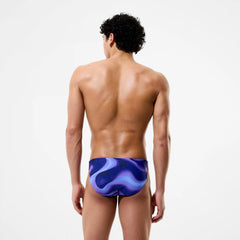 Men's Team Printed Brief Purple