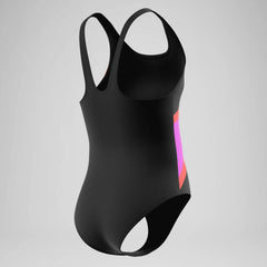 Girls Hyperboom Butterfly Back One Piece Black/Red