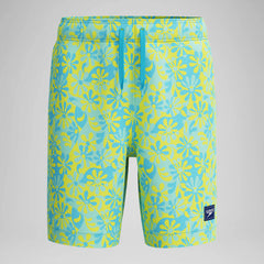 Boys Print Redondo Volley Swim Shorts Blue/Green