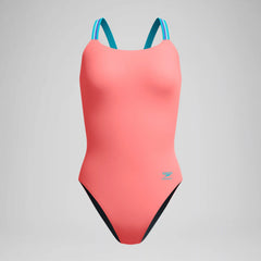 Women's Club Training V-Back One Piece Peach