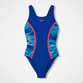Girls Hyperboom Splice Muscleback One Piece Navy