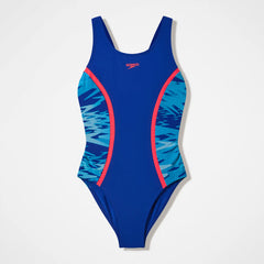 Girls Hyperboom Splice Muscleback One Piece Navy