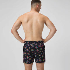 Men's Print Redondo Edge Volley Swim Trunks Navy/Pink