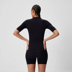 Women's Endurance+ Short Sleeve Rashguard Black