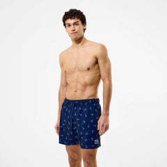 Men's Redondo Edge Printed Swim Shorts Navy