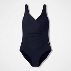 Women's Shirred One Piece Black