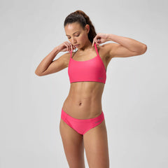 Women's Solid Classic Bikini Bottom Pink