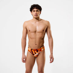Men's Team Printed Brief Orange